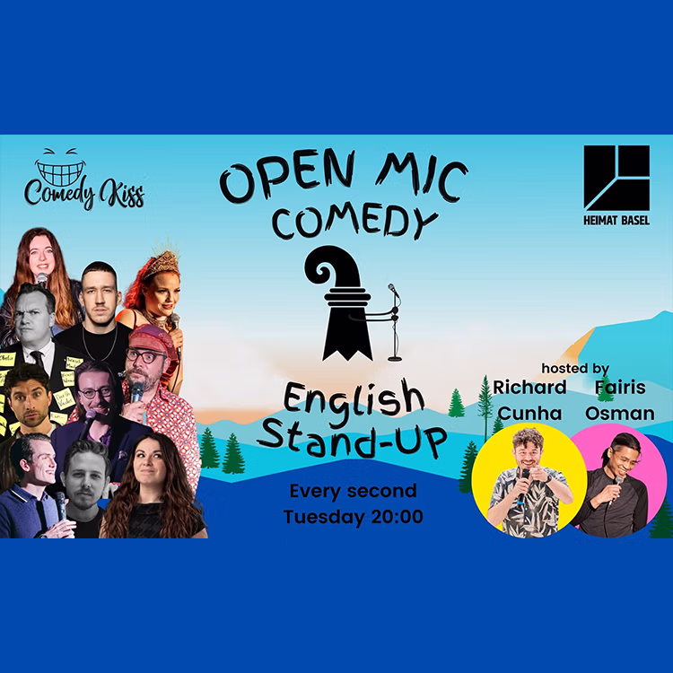 Tuesday Comedy Kiss Open Mic - Heimat Basel