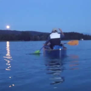 Vollmondfahrt mit dem Kanu - Grillplatz Bluematt
