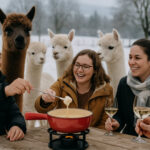 Fondue inmitten Alpakas – Landiswil