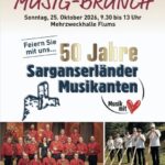 50 Jahre SARGANSERLÄNDER MUSIKANTEN – Sarganserländer Musig-Brunch