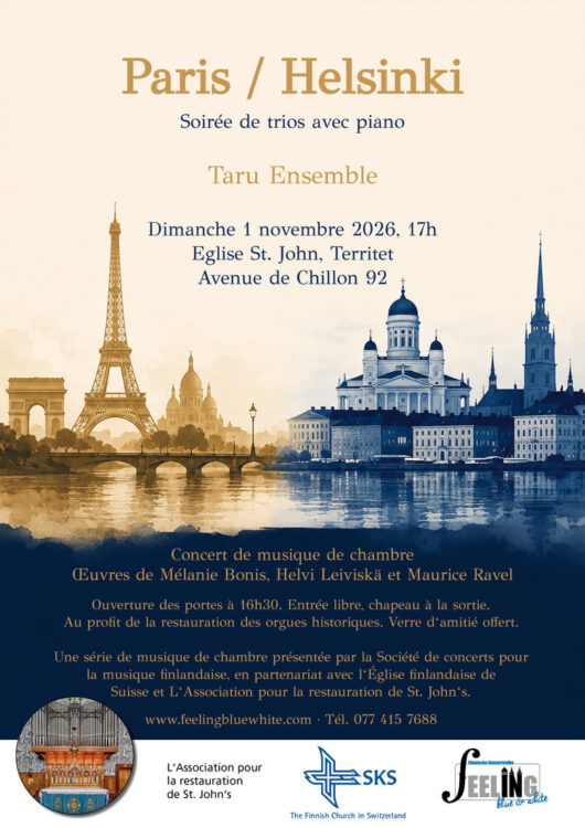 Paris/ Helsinki. Soirée de trios avec piano